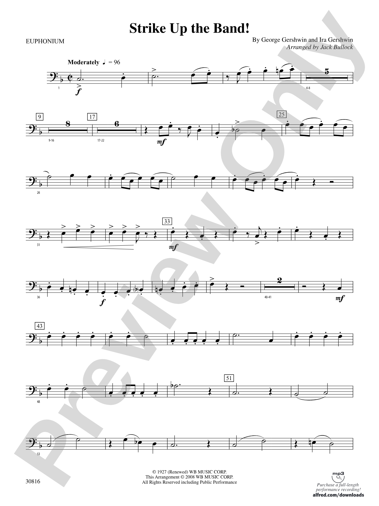 Strike Up the Band: Baritone B.C.