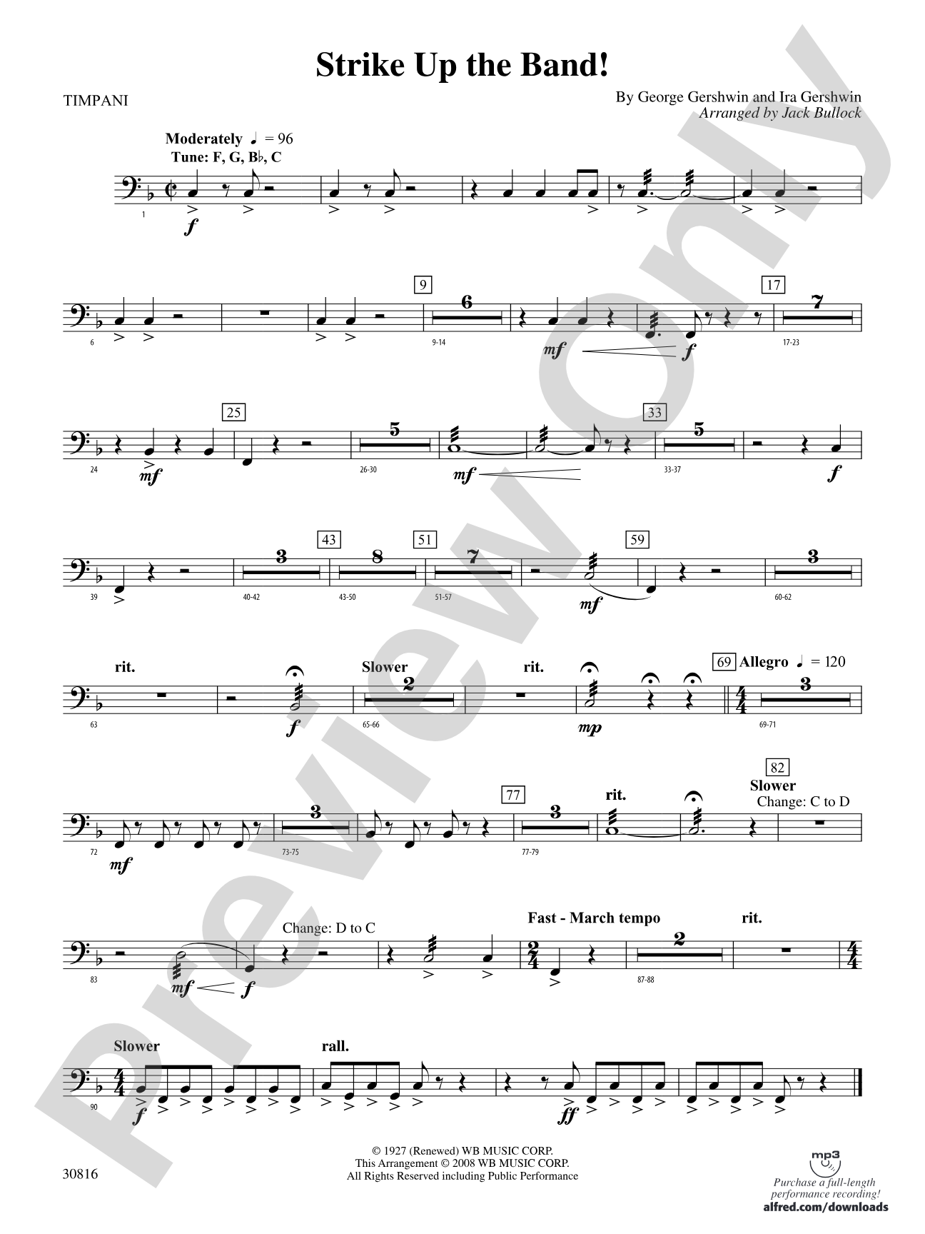 Strike Up the Band: Timpani