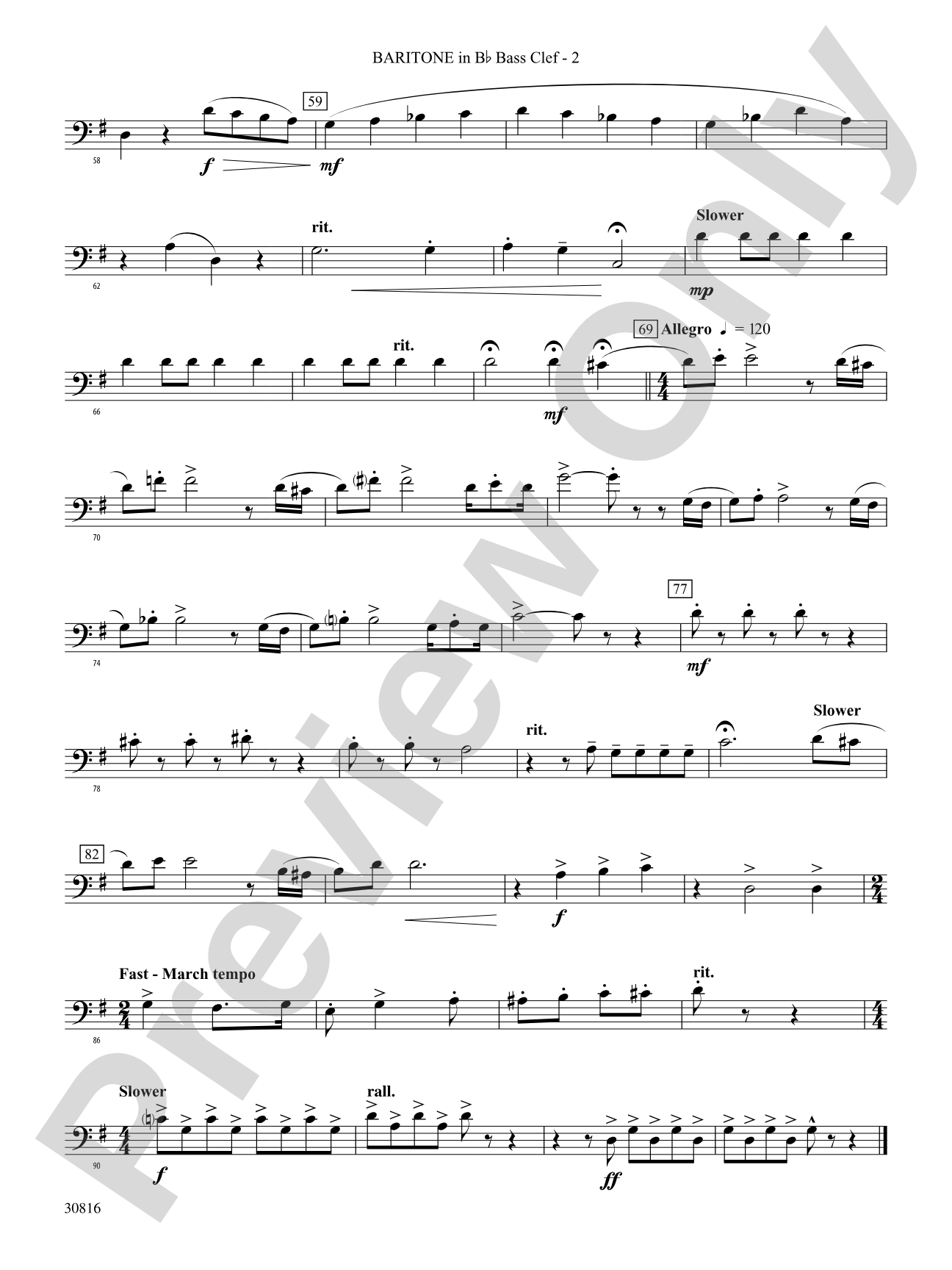 Strike Up the Band: (wp) B-flat Baritone B.C.