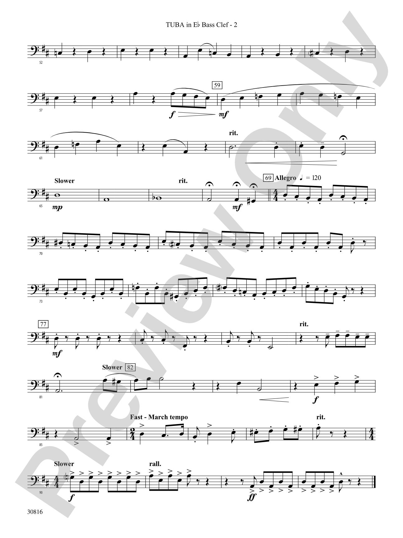 Strike Up the Band: (wp) E-flat Tuba B.C.