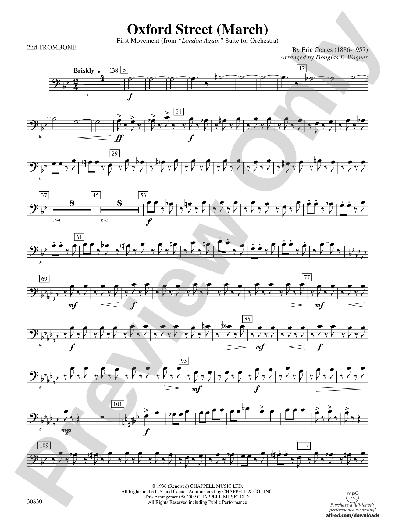 Oxford Street (March): 2nd Trombone