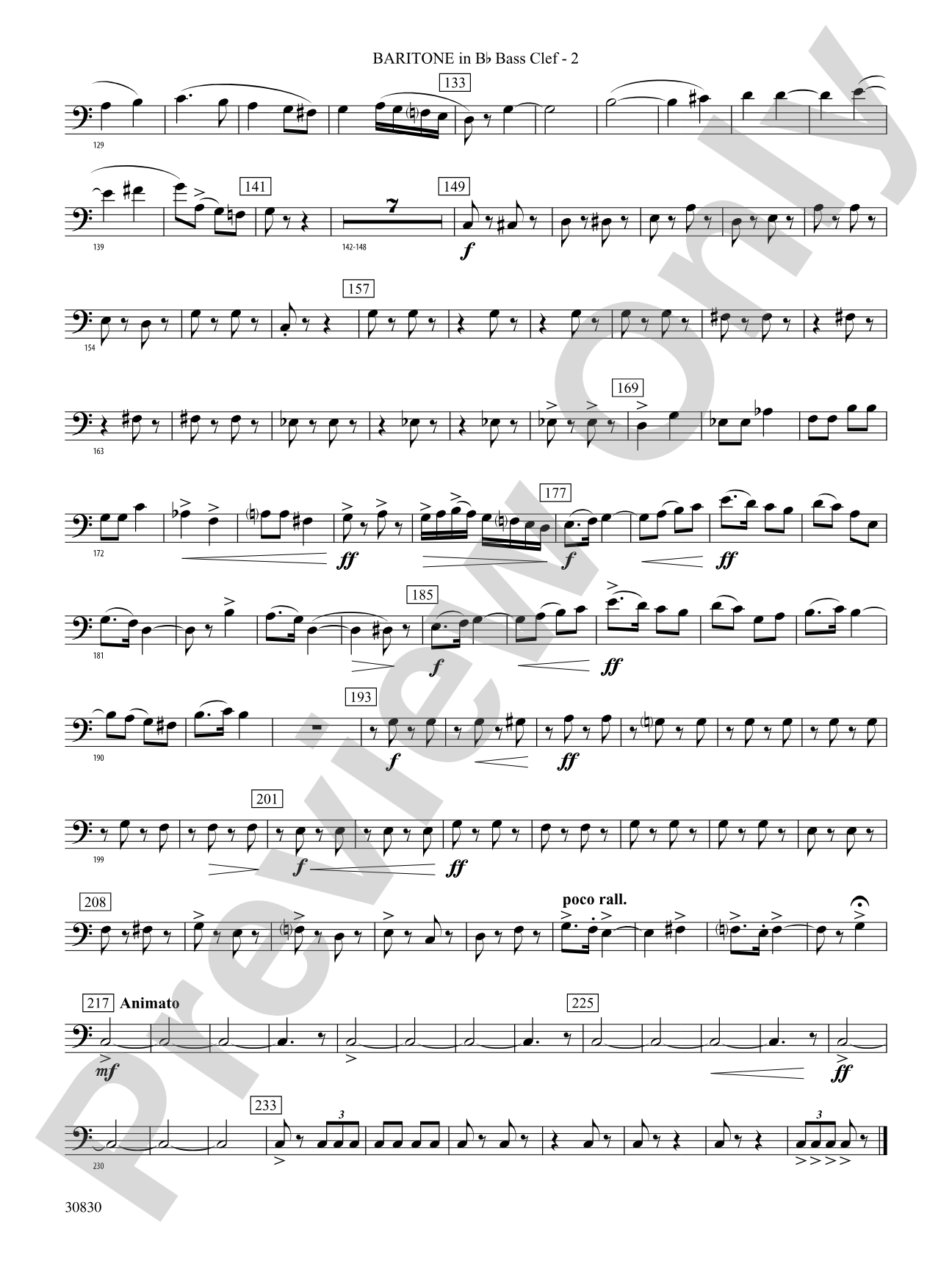 Oxford Street (March): (wp) B-flat Baritone B.C.