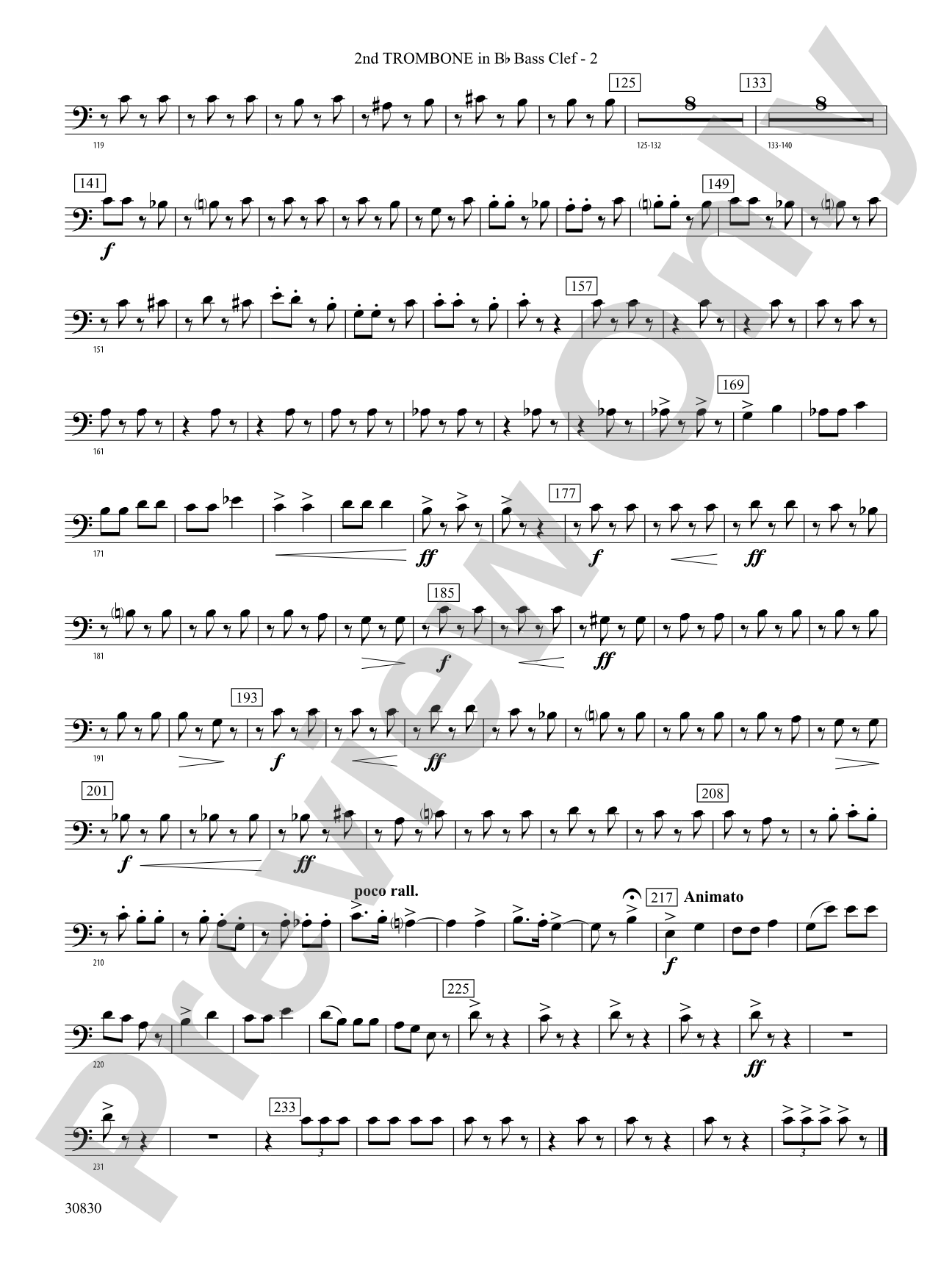 Oxford Street (March): (wp) 2nd B-flat Trombone B.C.