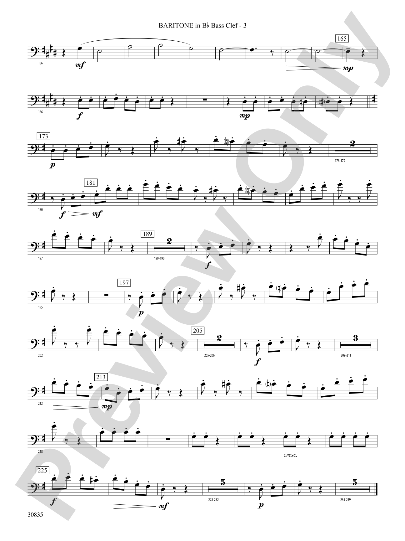 The Wearing of the Green (from the Irish Suite): (wp) B-flat Baritone B.C.