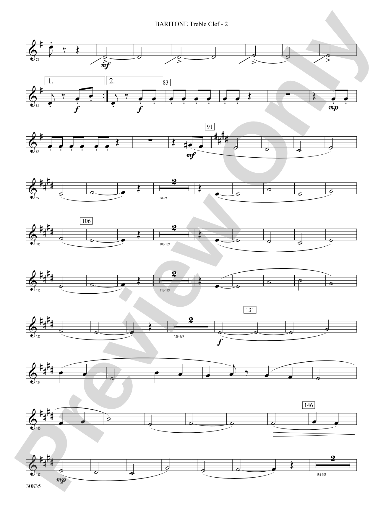 The Wearing of the Green (from the Irish Suite): (wp) Baritone T.C.