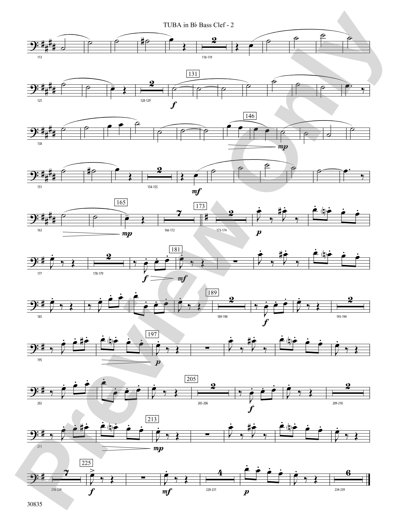The Wearing of the Green (from the Irish Suite): (wp) B-flat Tuba B.C.