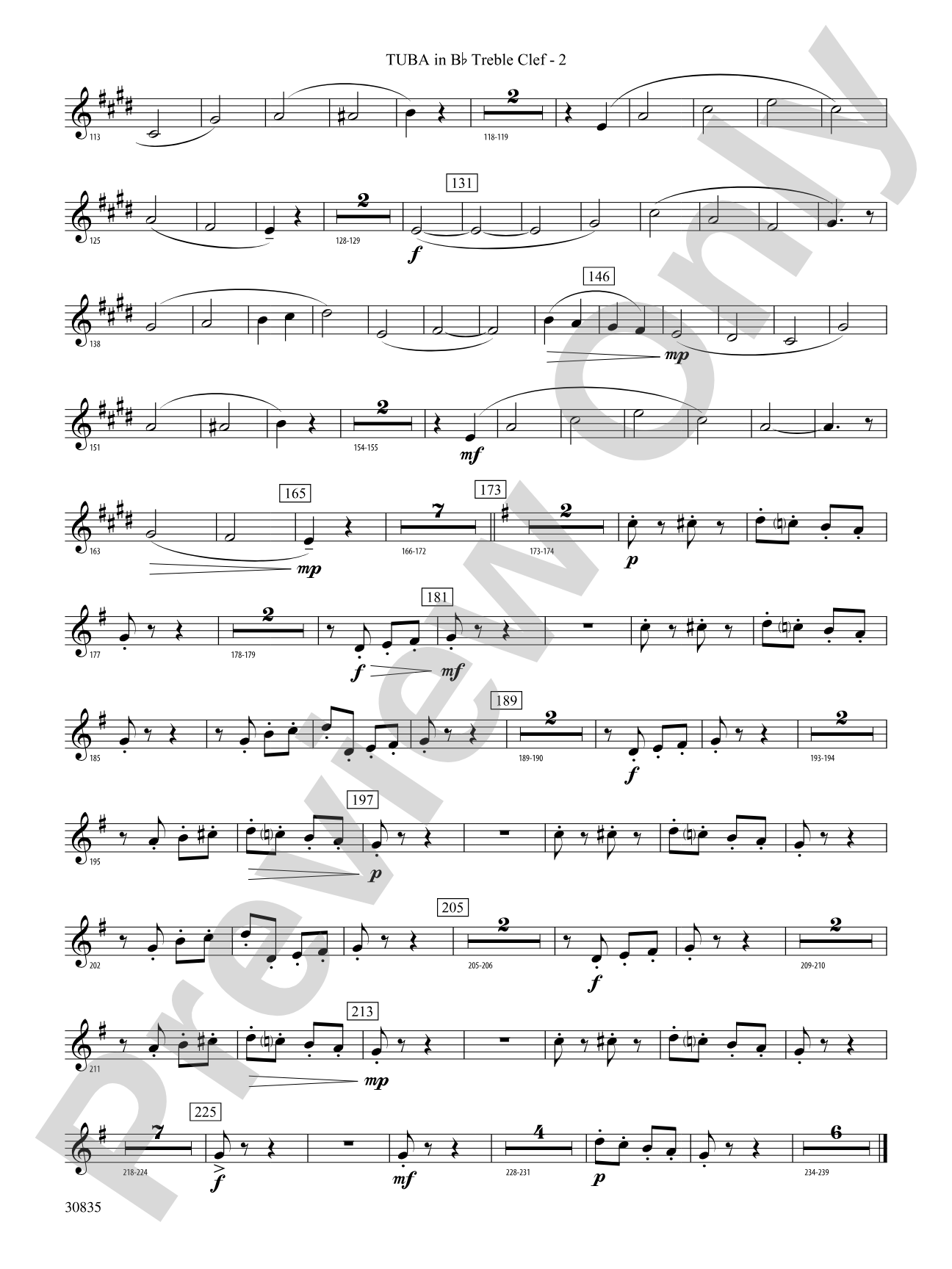 The Wearing of the Green (from the Irish Suite): (wp) B-flat Tuba T.C.