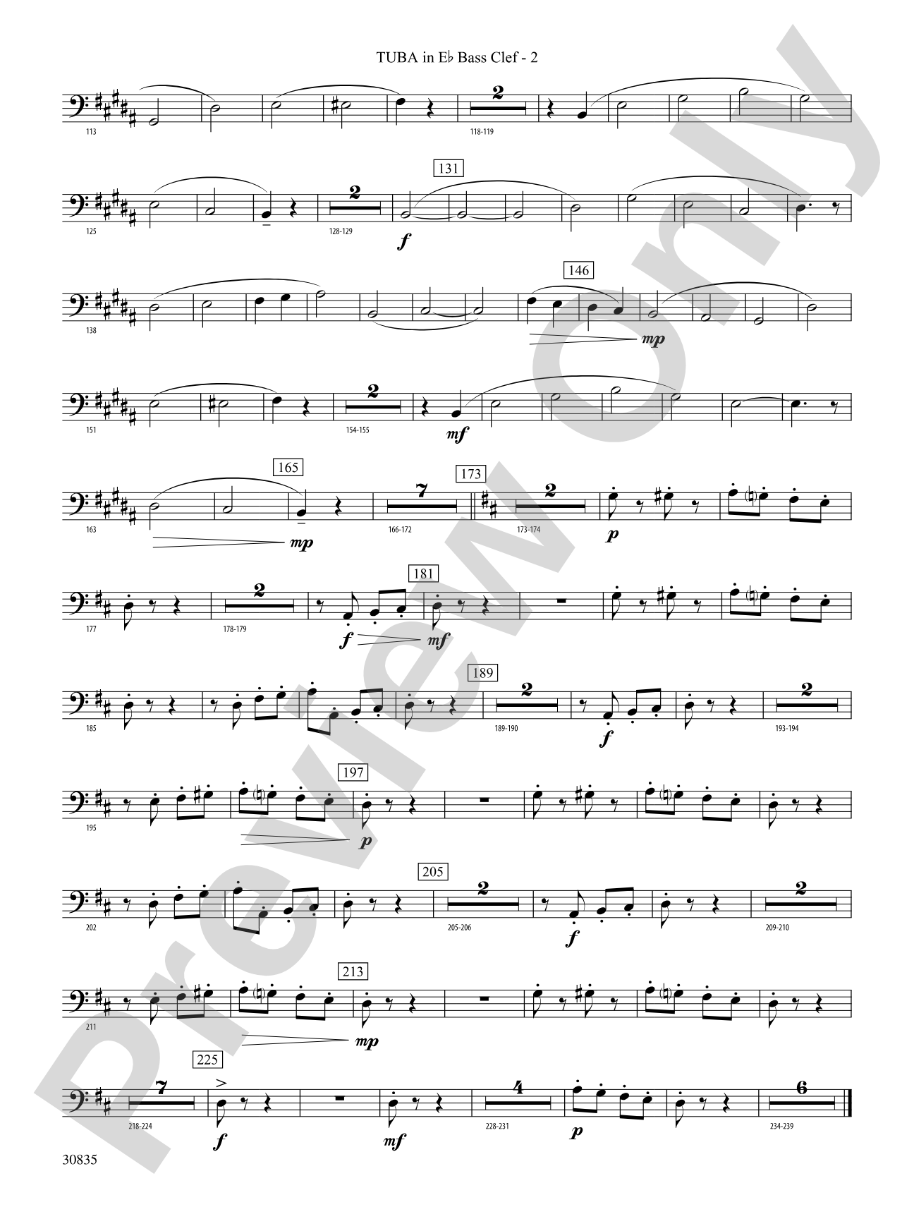The Wearing of the Green (from the Irish Suite): (wp) E-flat Tuba B.C.