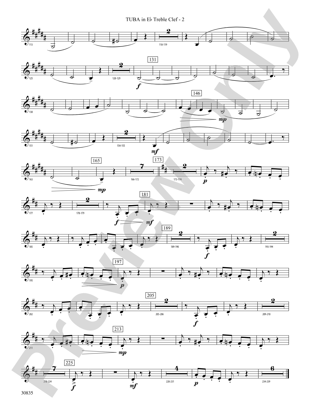 The Wearing of the Green (from the Irish Suite): (wp) E-flat Tuba T.C.