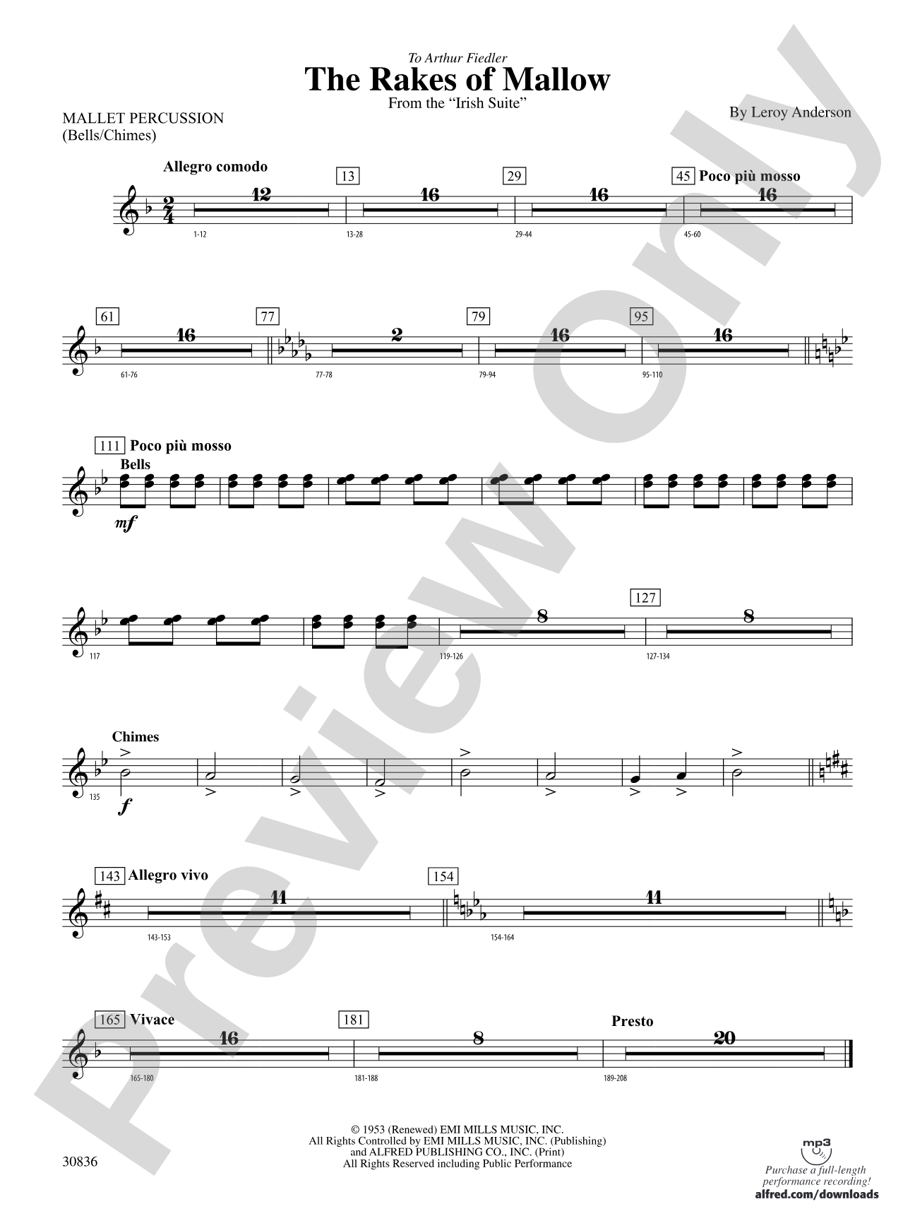 The Rakes of Mallow (from the Irish Suite): Mallets