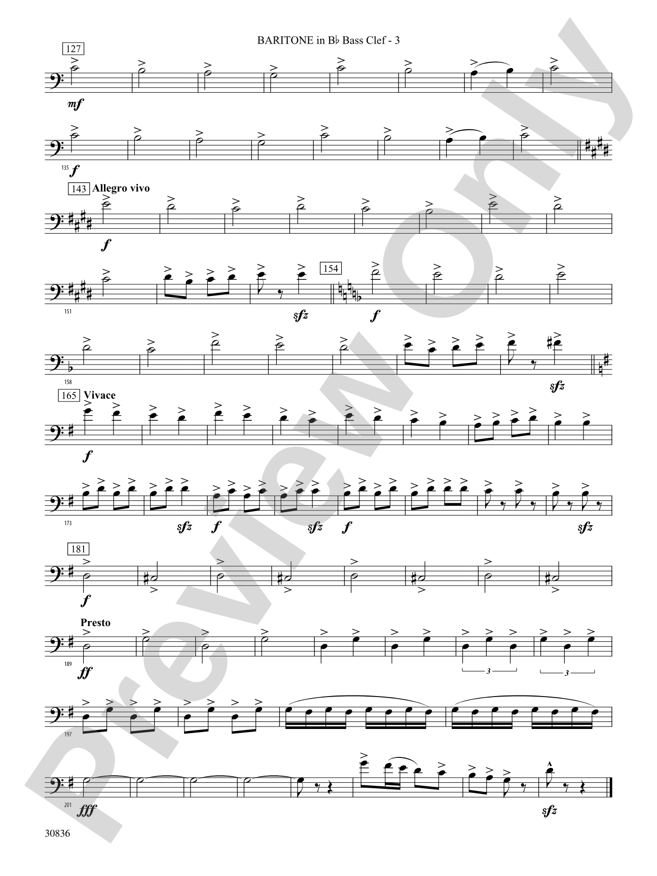 The Rakes of Mallow (from the Irish Suite): (wp) B-flat Baritone B.C.