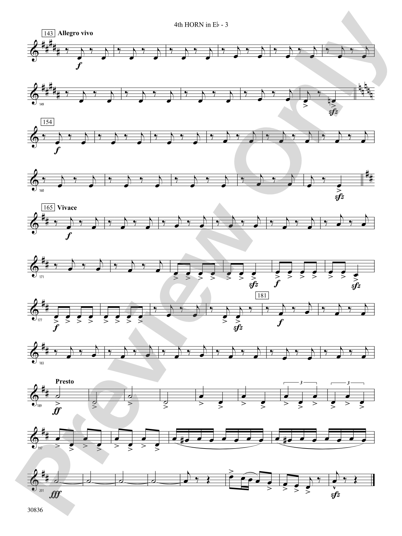 The Rakes of Mallow (from the Irish Suite): (wp) 4th Horn in E-flat