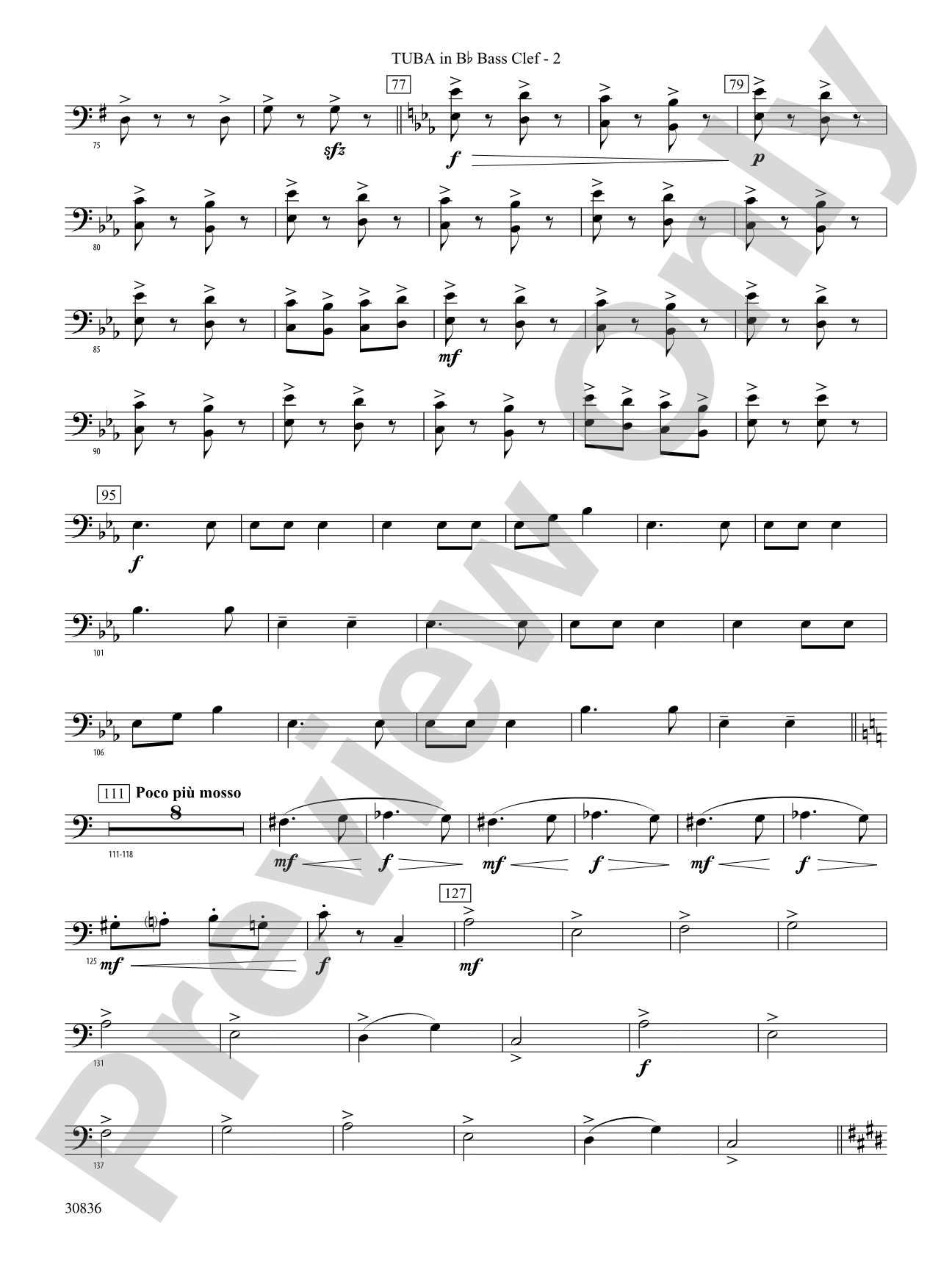 The Rakes of Mallow (from the Irish Suite): (wp) B-flat Tuba B.C.