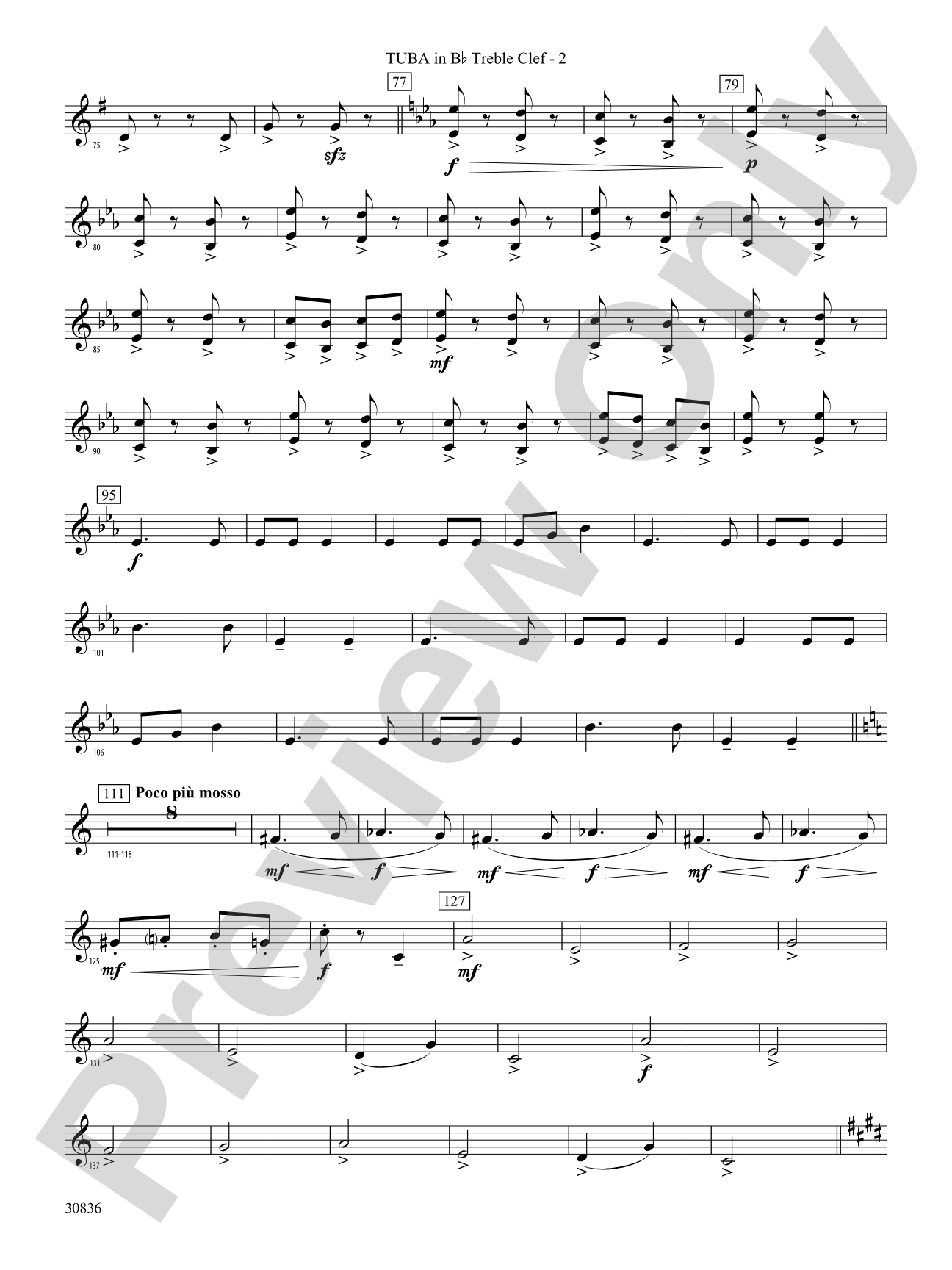 The Rakes of Mallow (from the Irish Suite): (wp) B-flat Tuba T.C.