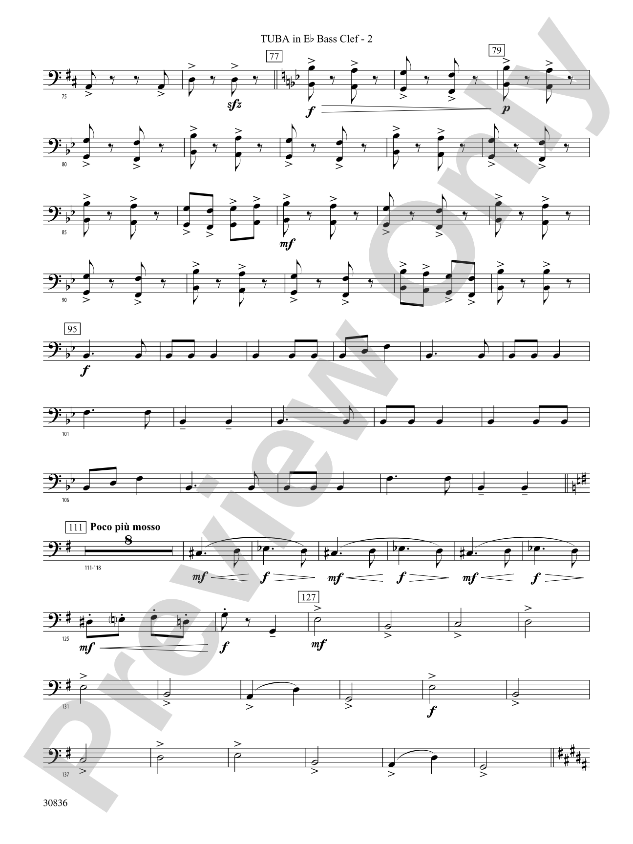 The Rakes of Mallow (from the Irish Suite): (wp) E-flat Tuba B.C.