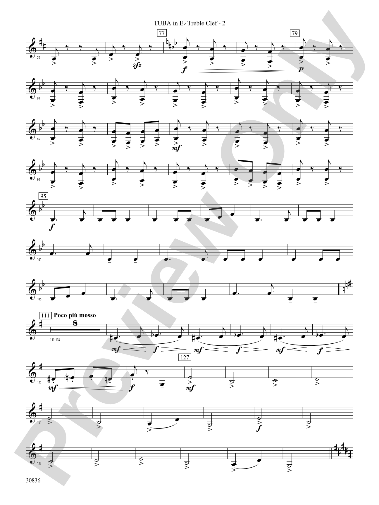 The Rakes of Mallow (from the Irish Suite): (wp) E-flat Tuba T.C.