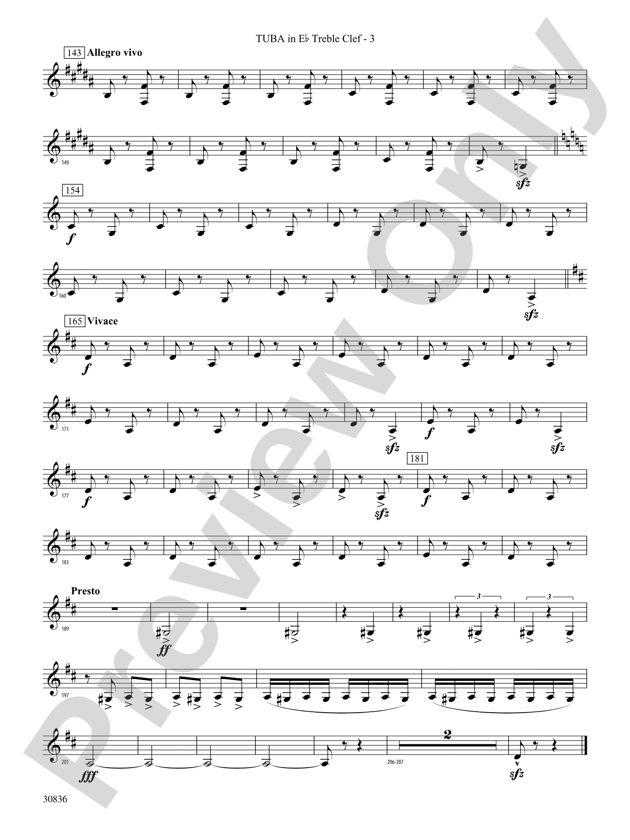 The Rakes of Mallow (from the Irish Suite): (wp) E-flat Tuba T.C.