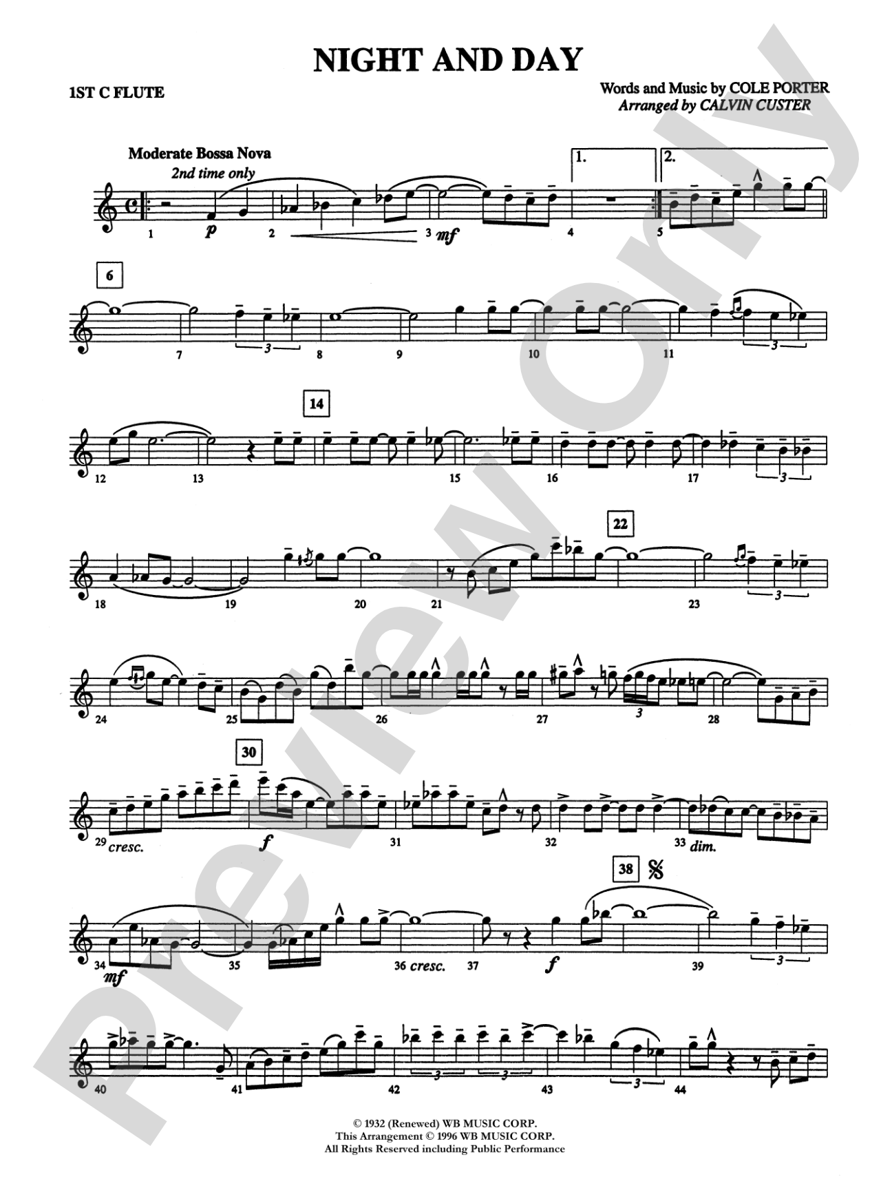 Night and Day: Flute