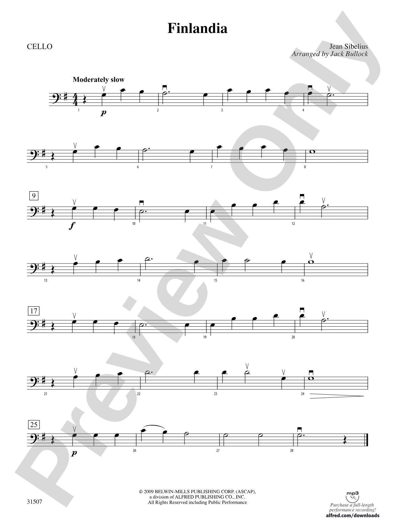Finlandia: Cello