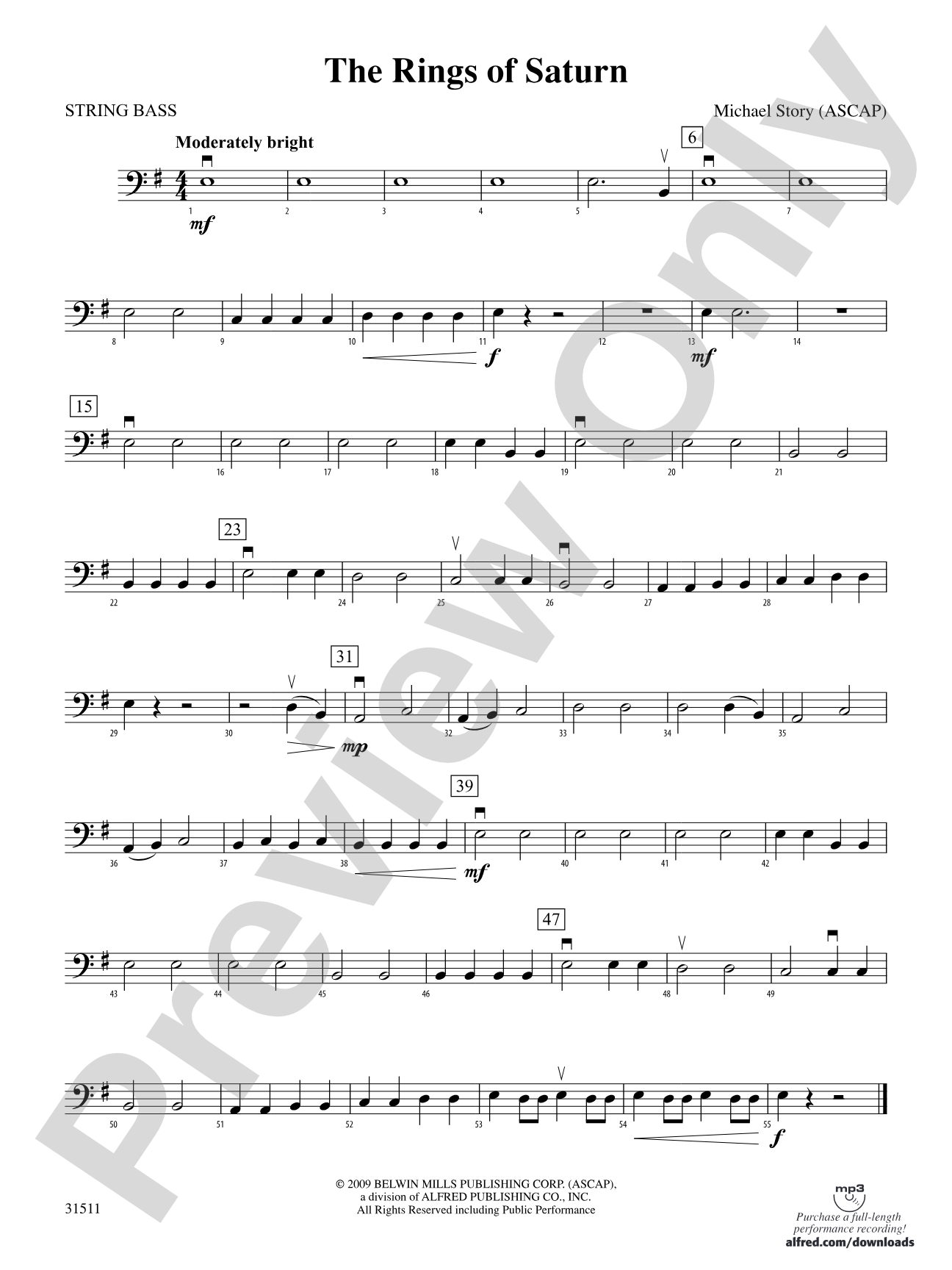 The Rings of Saturn: String Bass