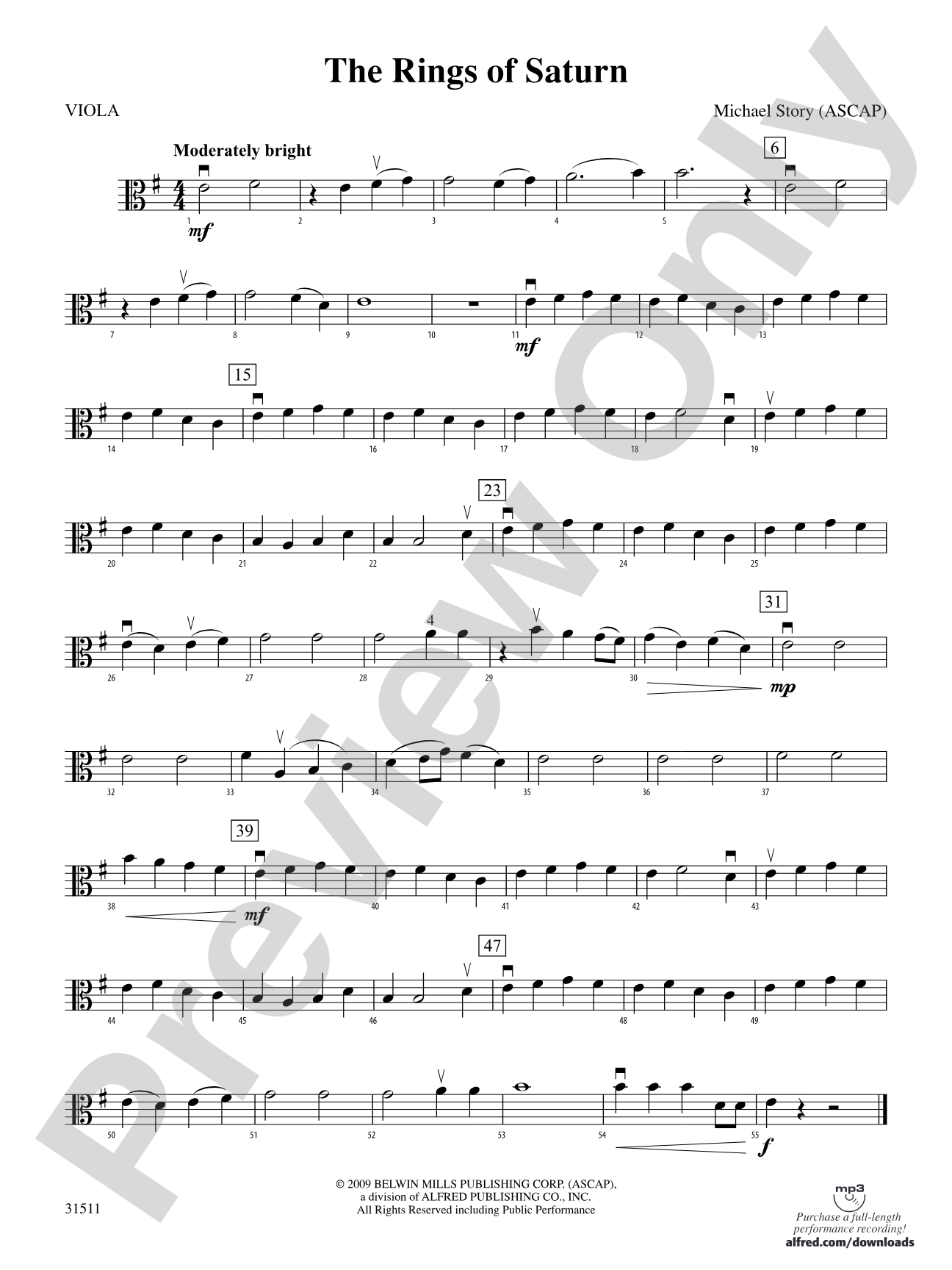 The Rings of Saturn: Viola