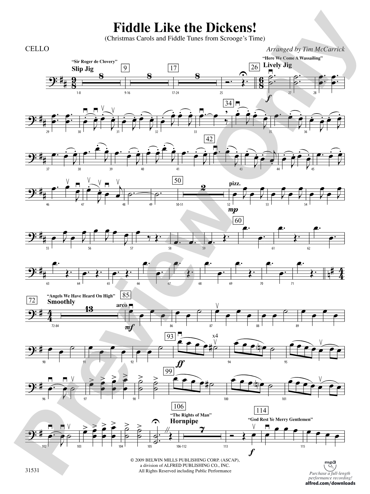 Fiddle Like the Dickens!: Cello