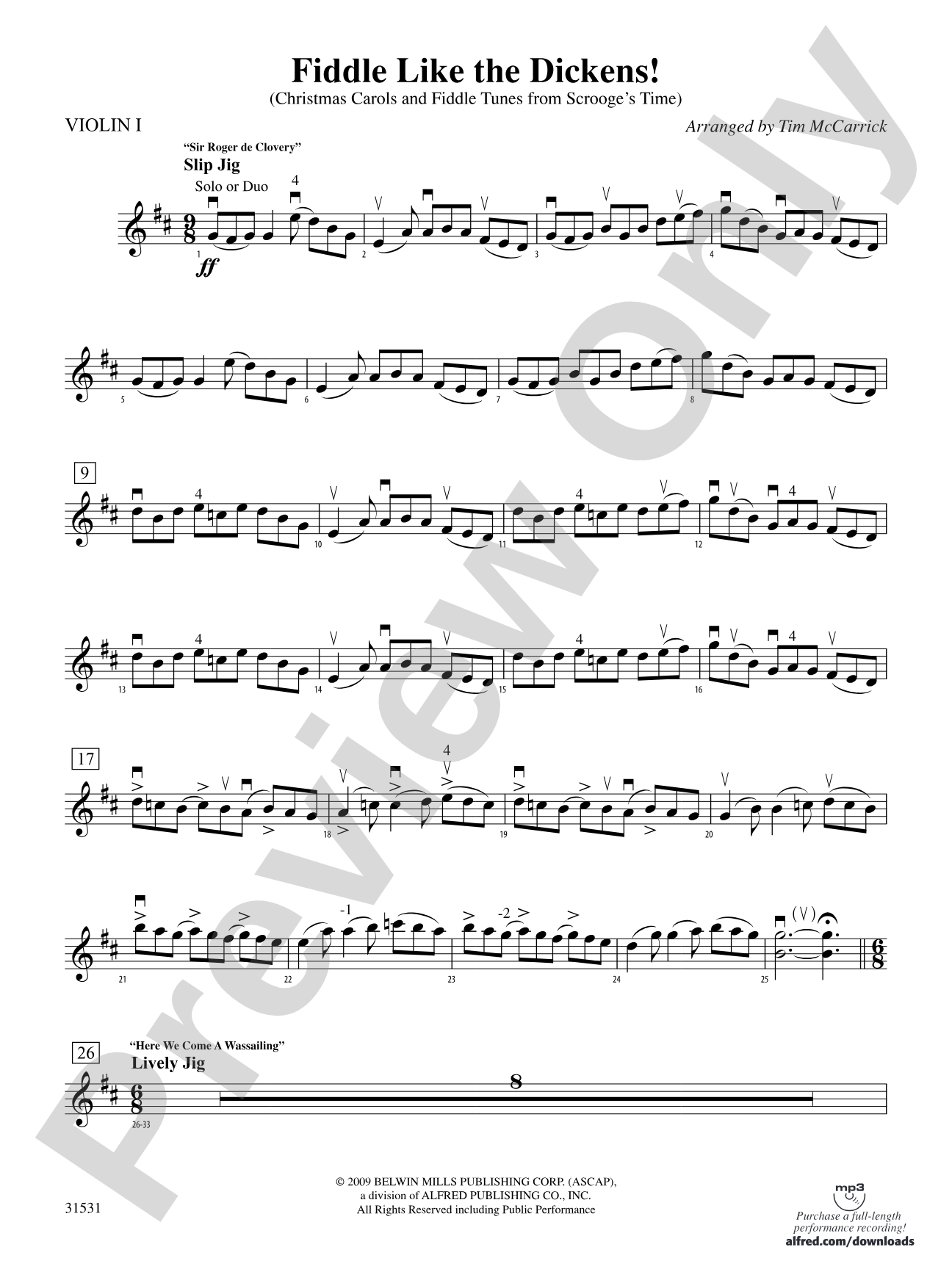 Fiddle Like the Dickens!: 1st Violin