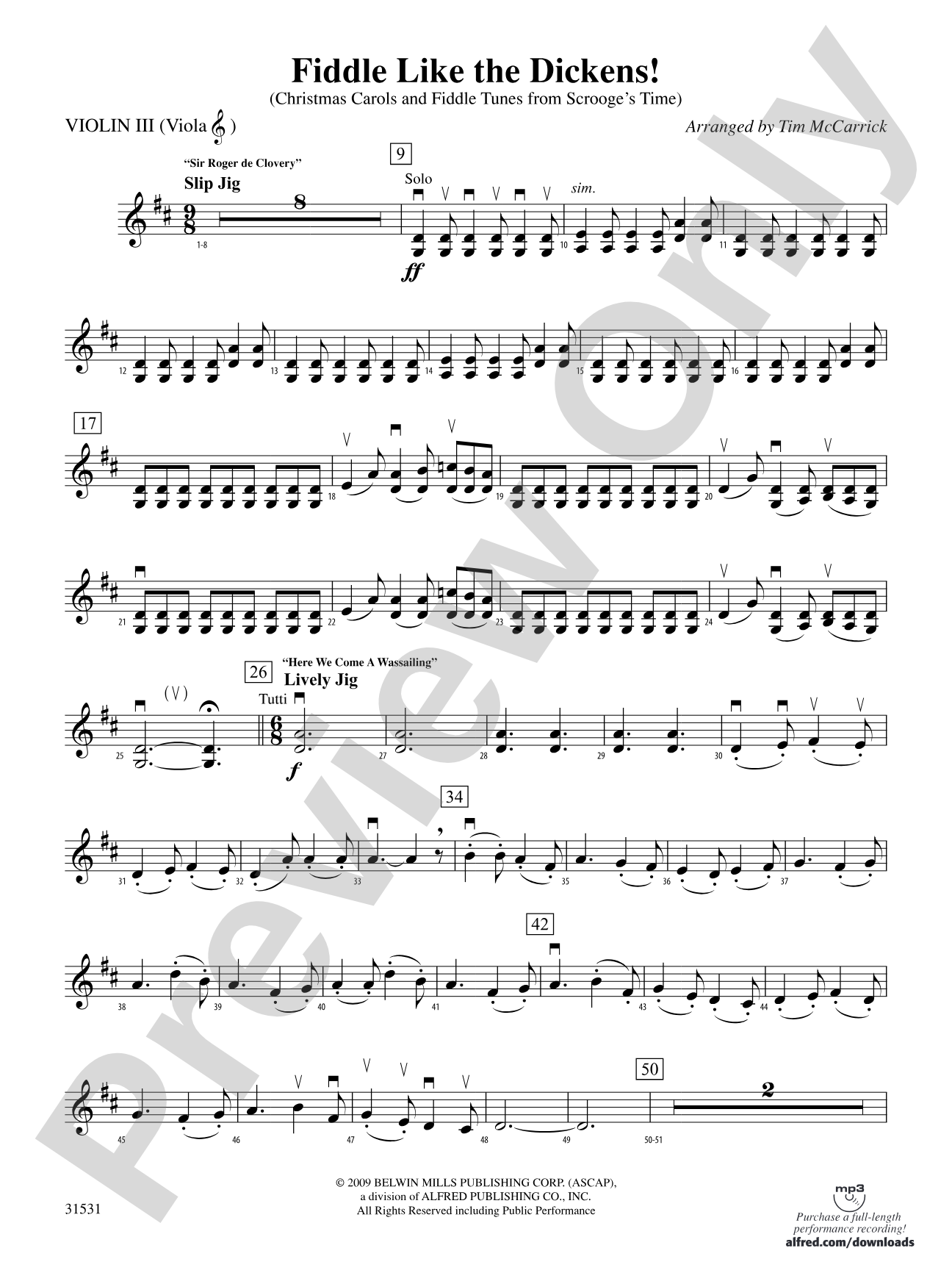 Fiddle Like the Dickens!: 3rd Violin (Viola [TC])