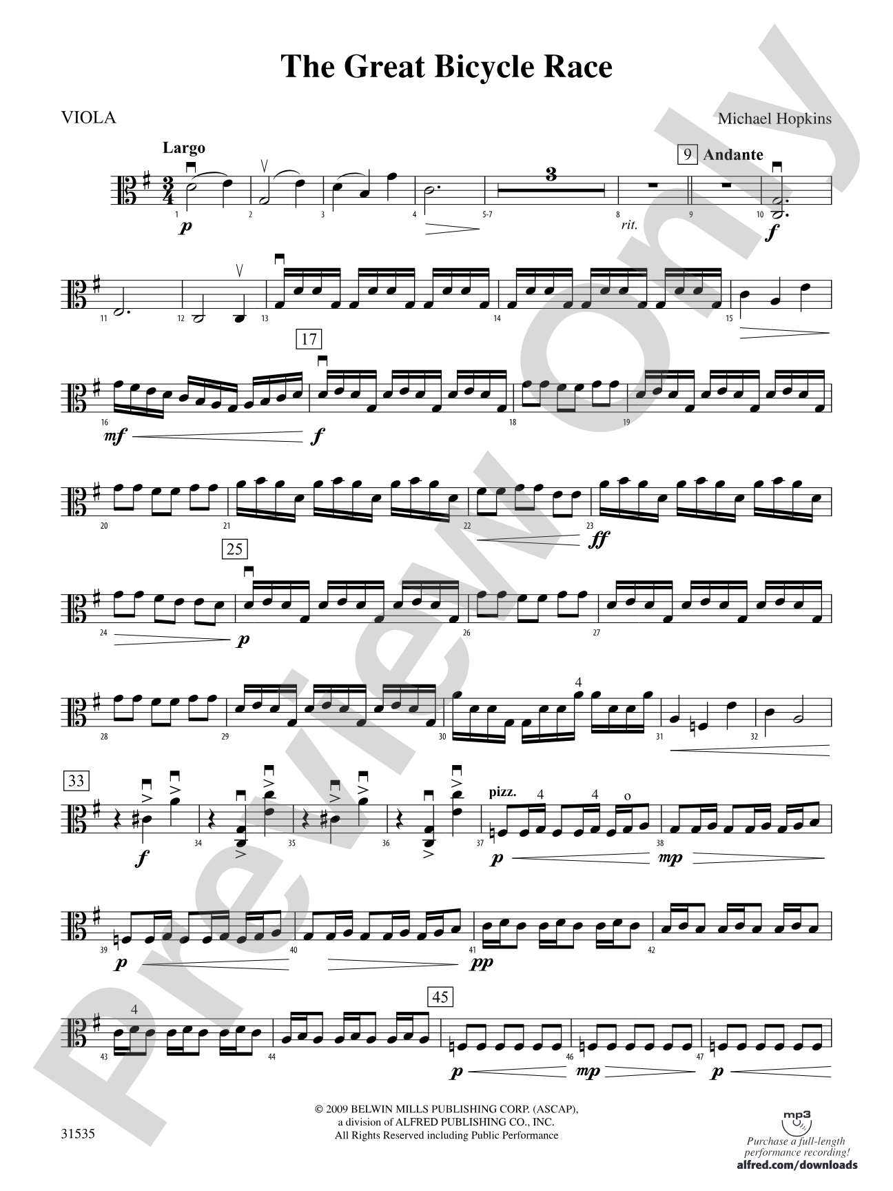 The Great Bicycle Race: Viola