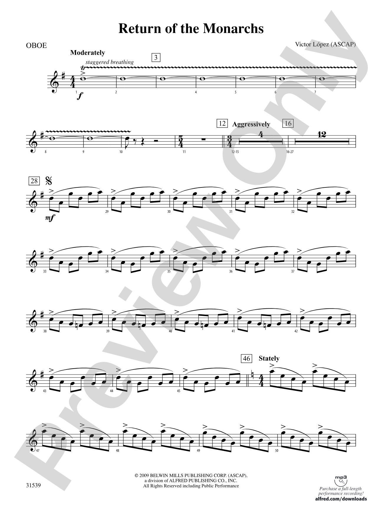 Return of the Monarchs: Oboe