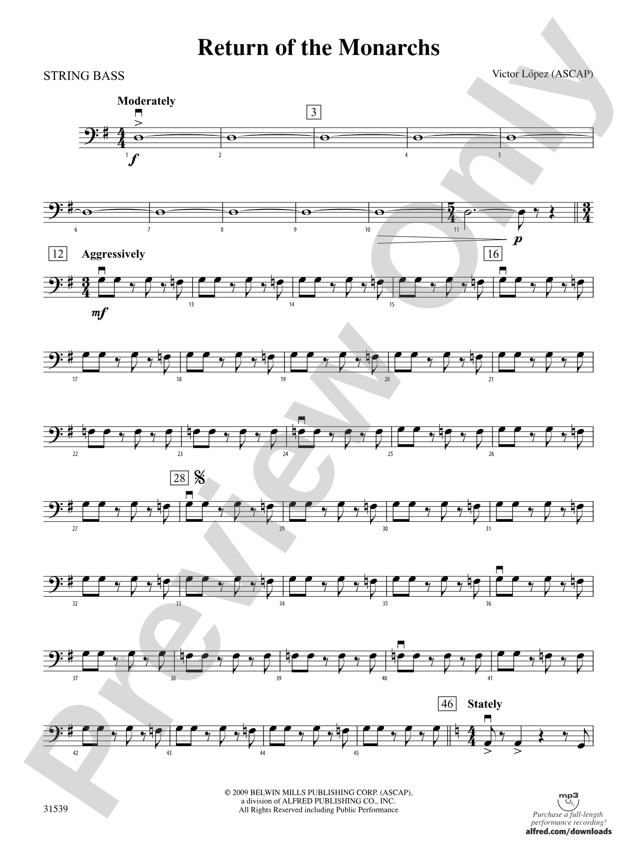 Return of the Monarchs: String Bass