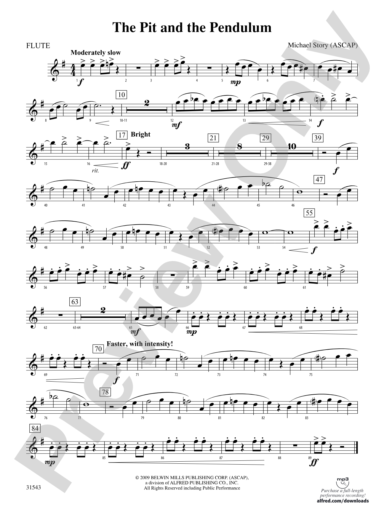 The Pit and the Pendulum: Flute
