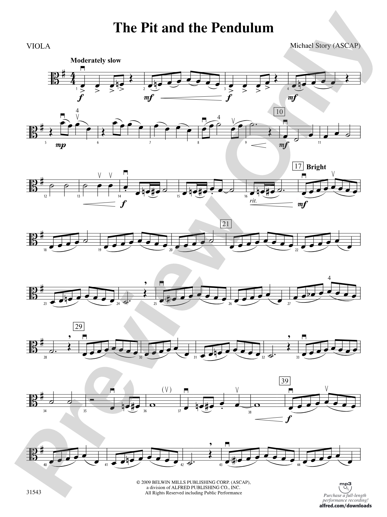 The Pit and the Pendulum: Viola