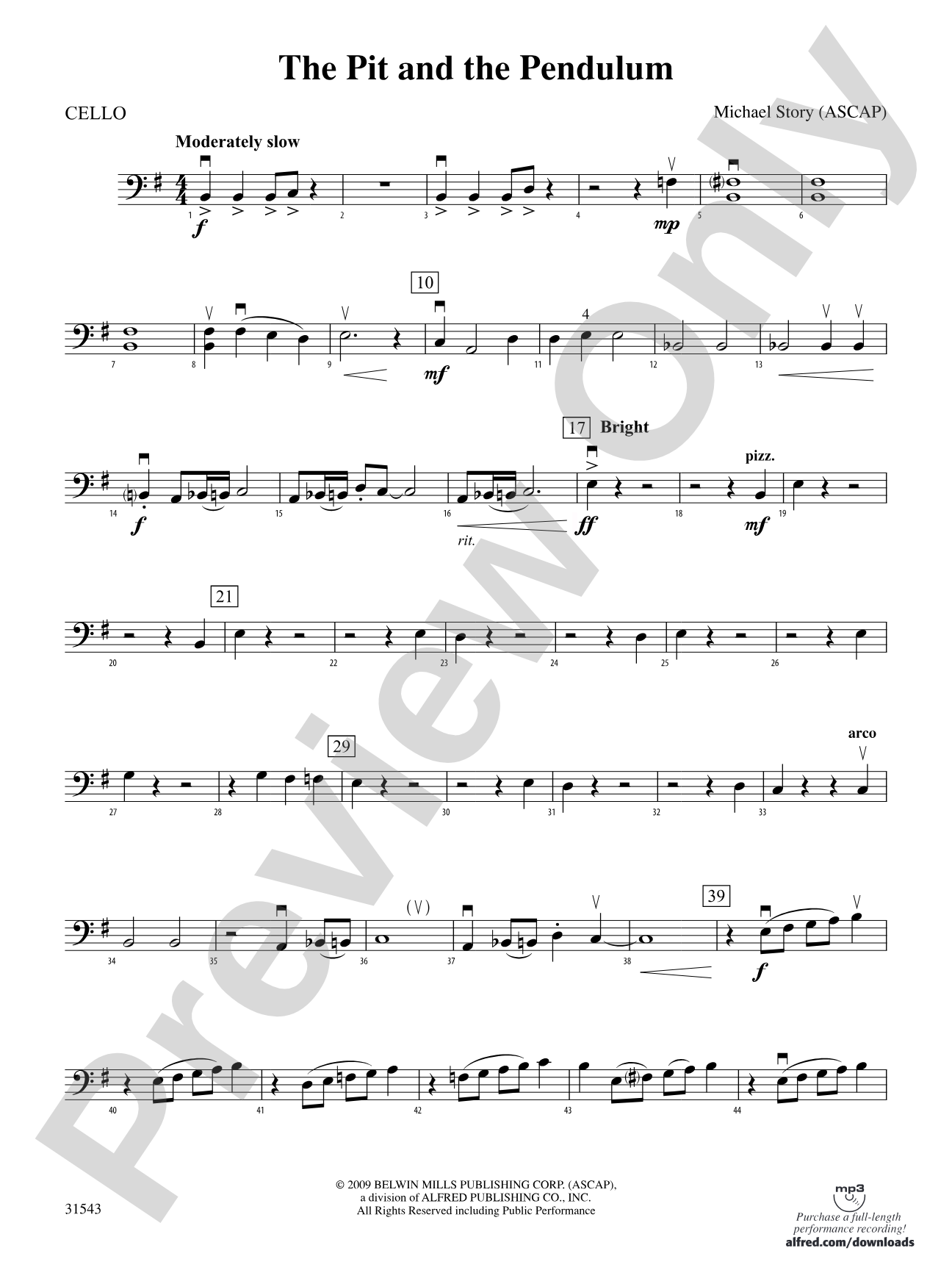 The Pit and the Pendulum: Cello