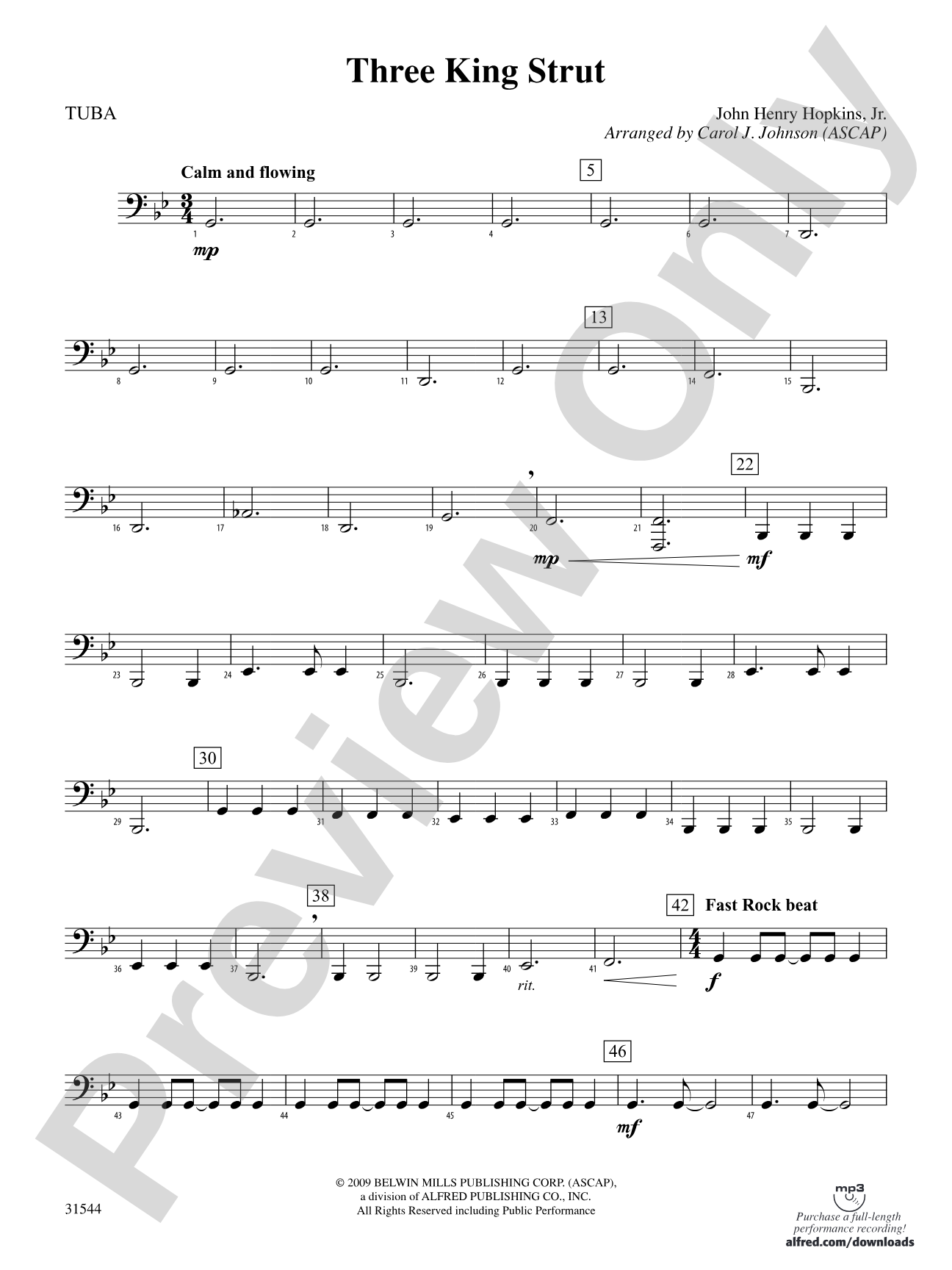 Three King Strut: Tuba
