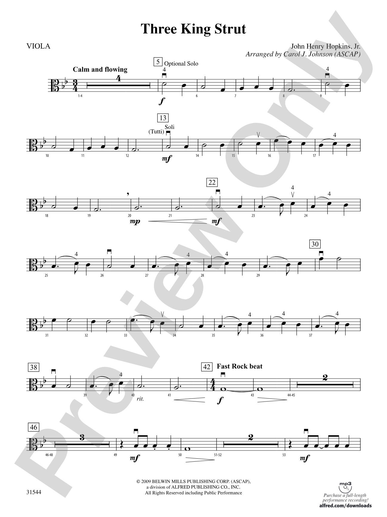 Three King Strut: Viola