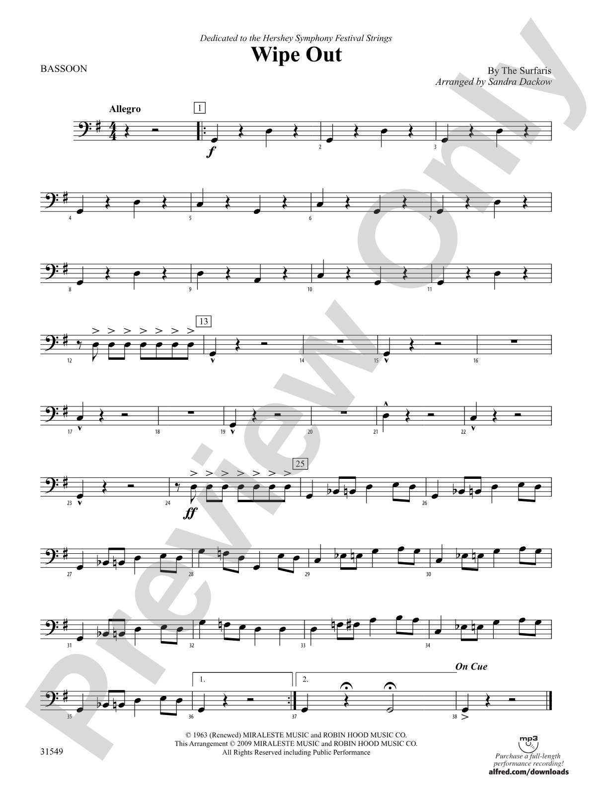 Wipe Out: Bassoon