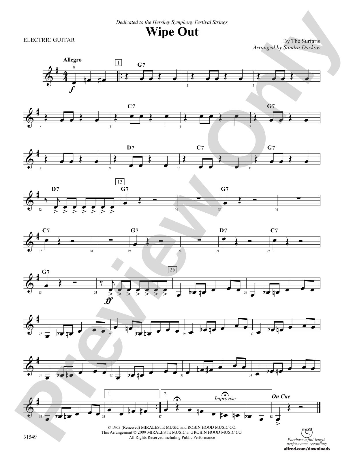 Wipe Out: Guitar
