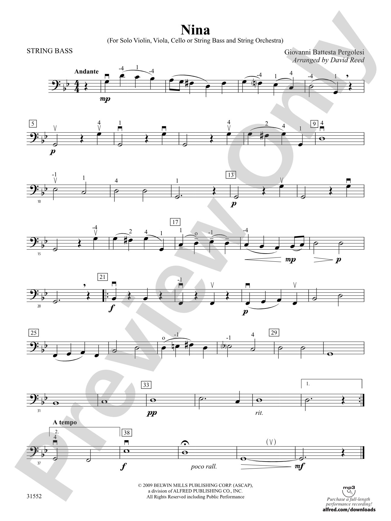 Nina: String Bass