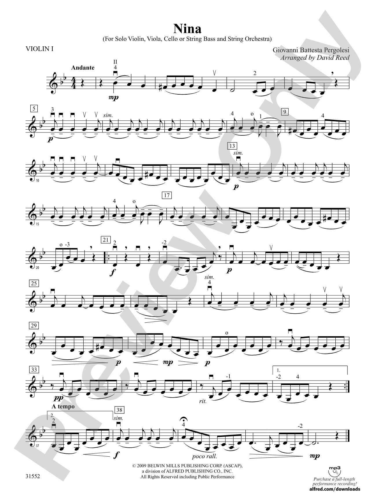 Nina: 1st Violin