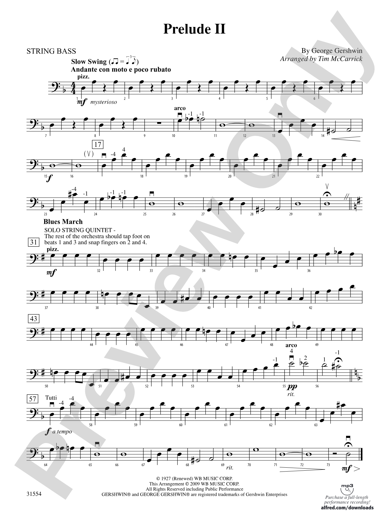 Prelude II: String Bass