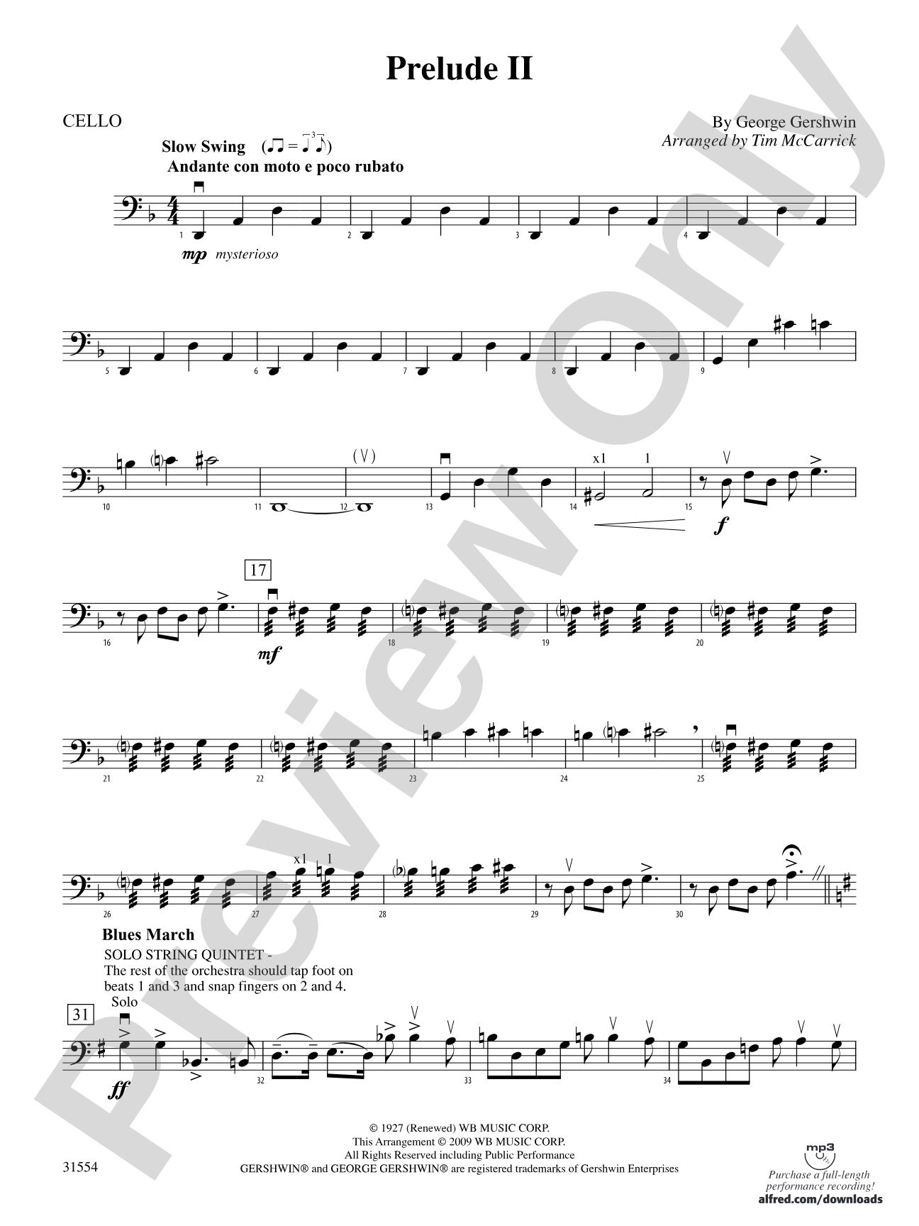 Prelude II: Cello