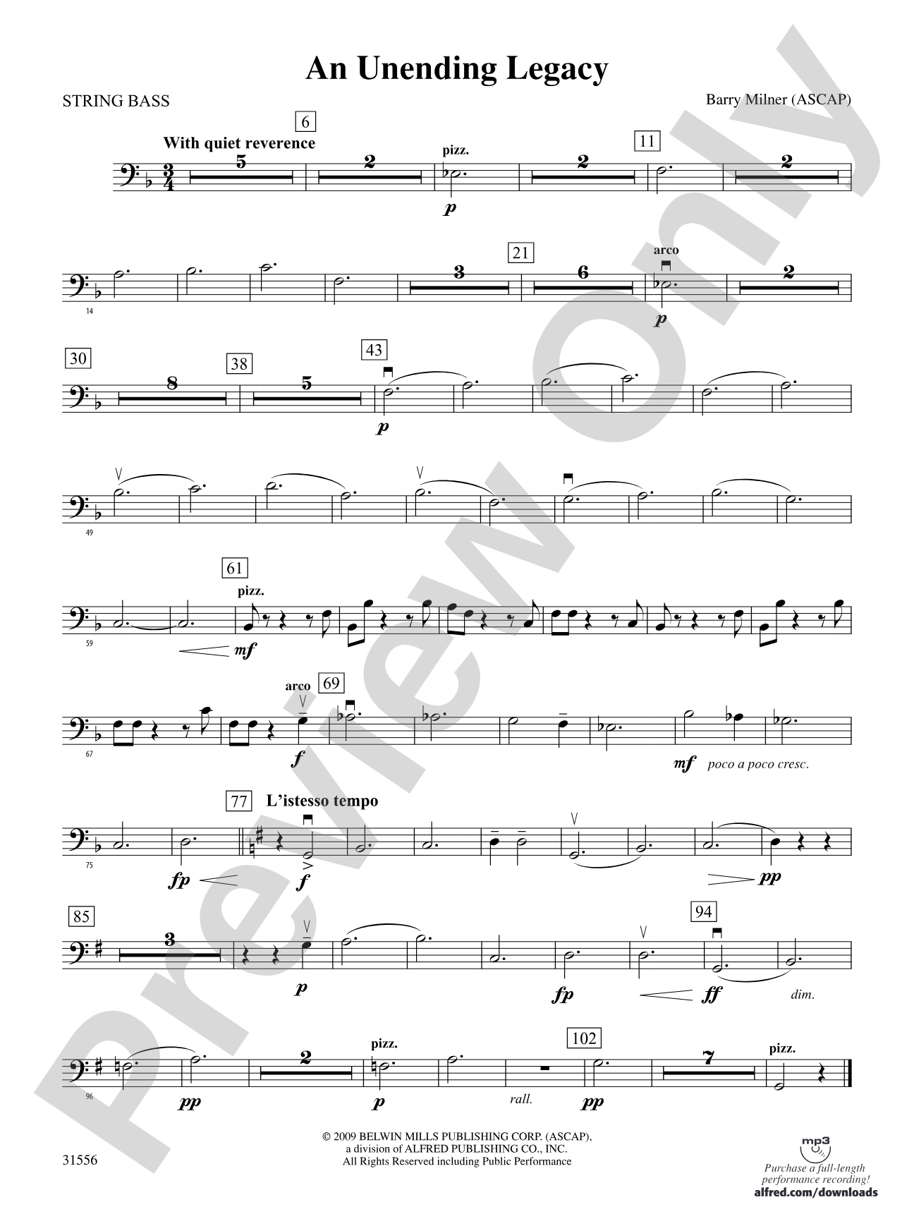 An Unending Legacy: String Bass