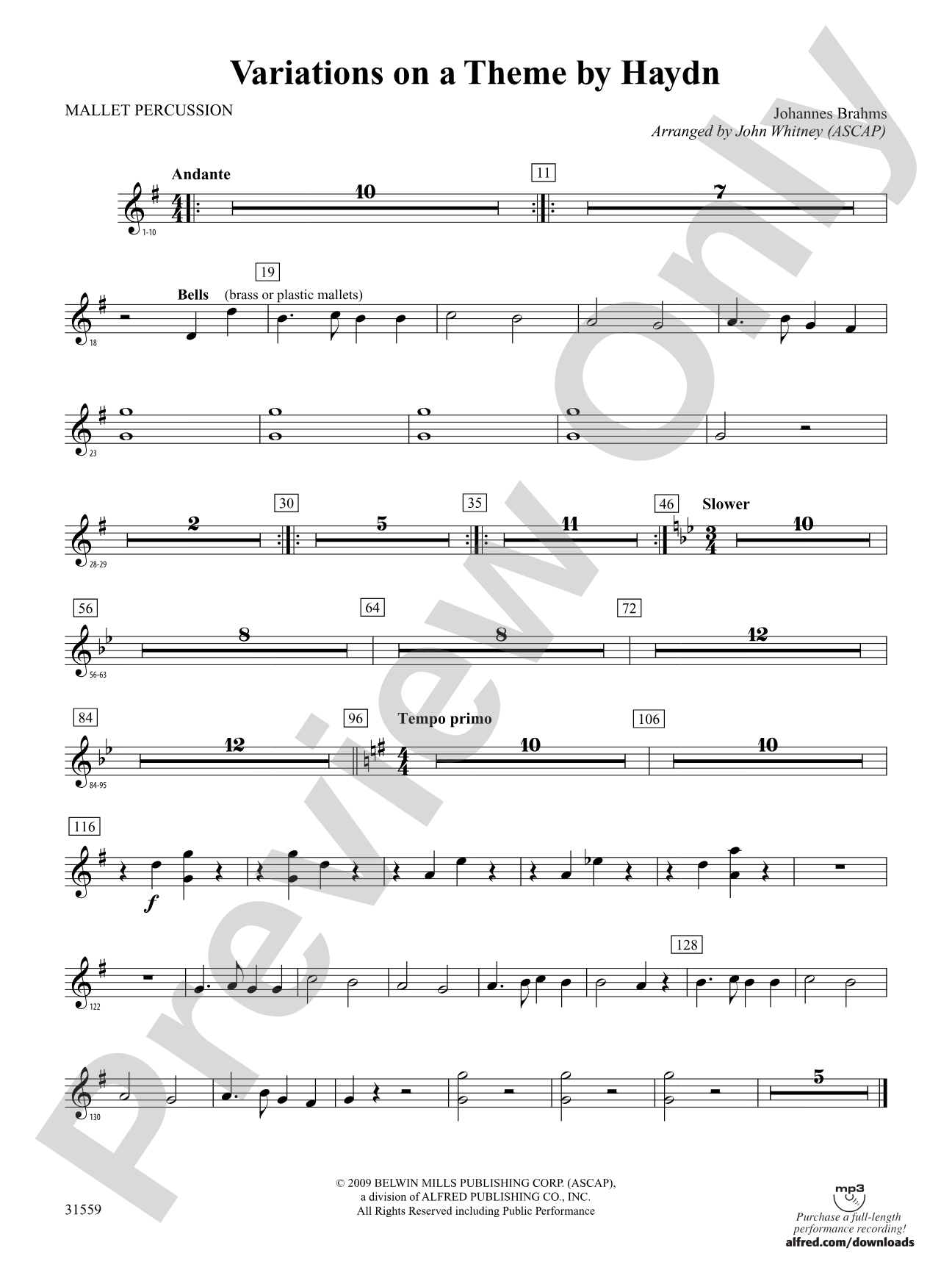 Variations on a Theme by Haydn: Mallets