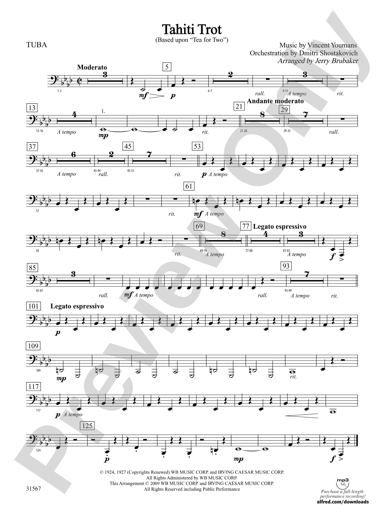 Tahiti Trot: Tuba