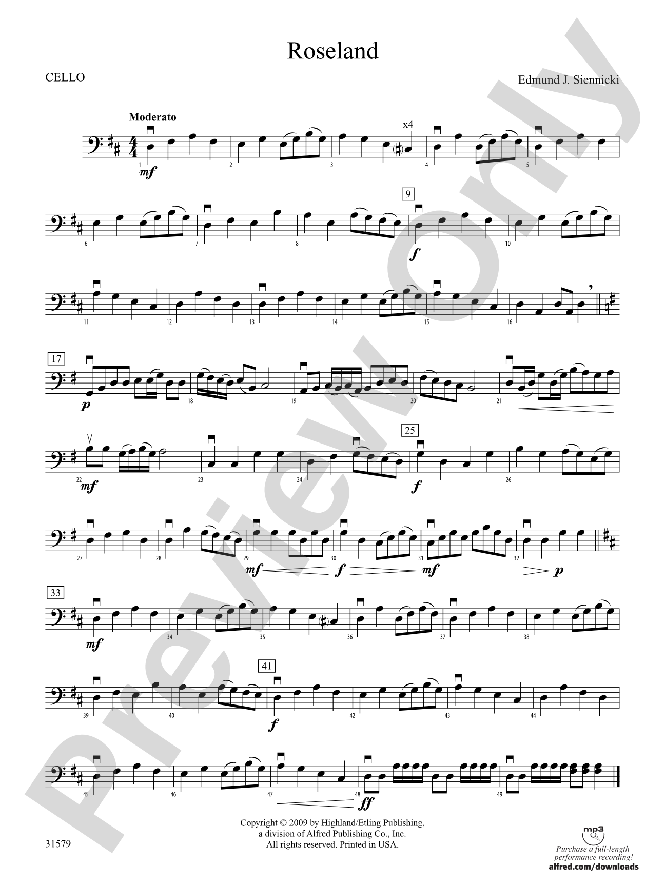 Roseland: Cello