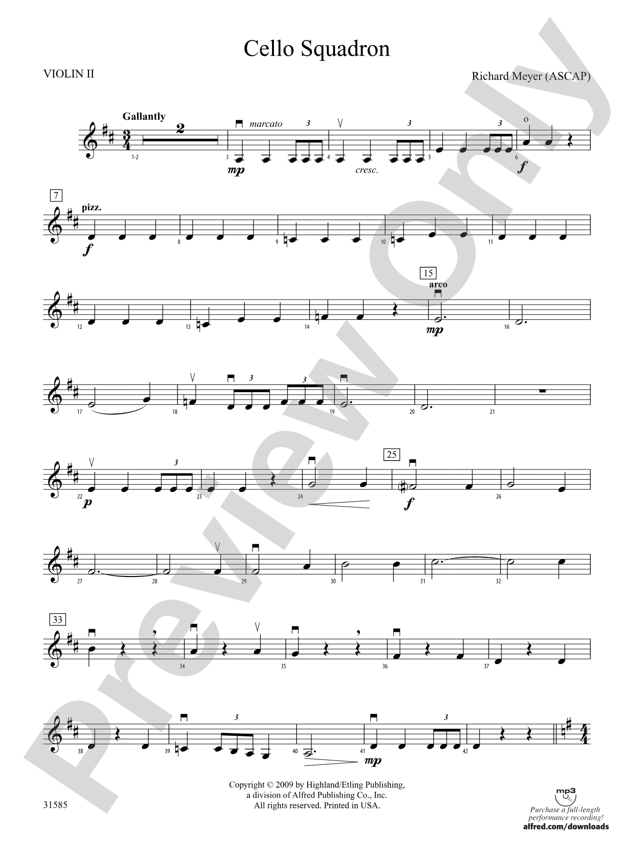Cello Squadron: 2nd Violin