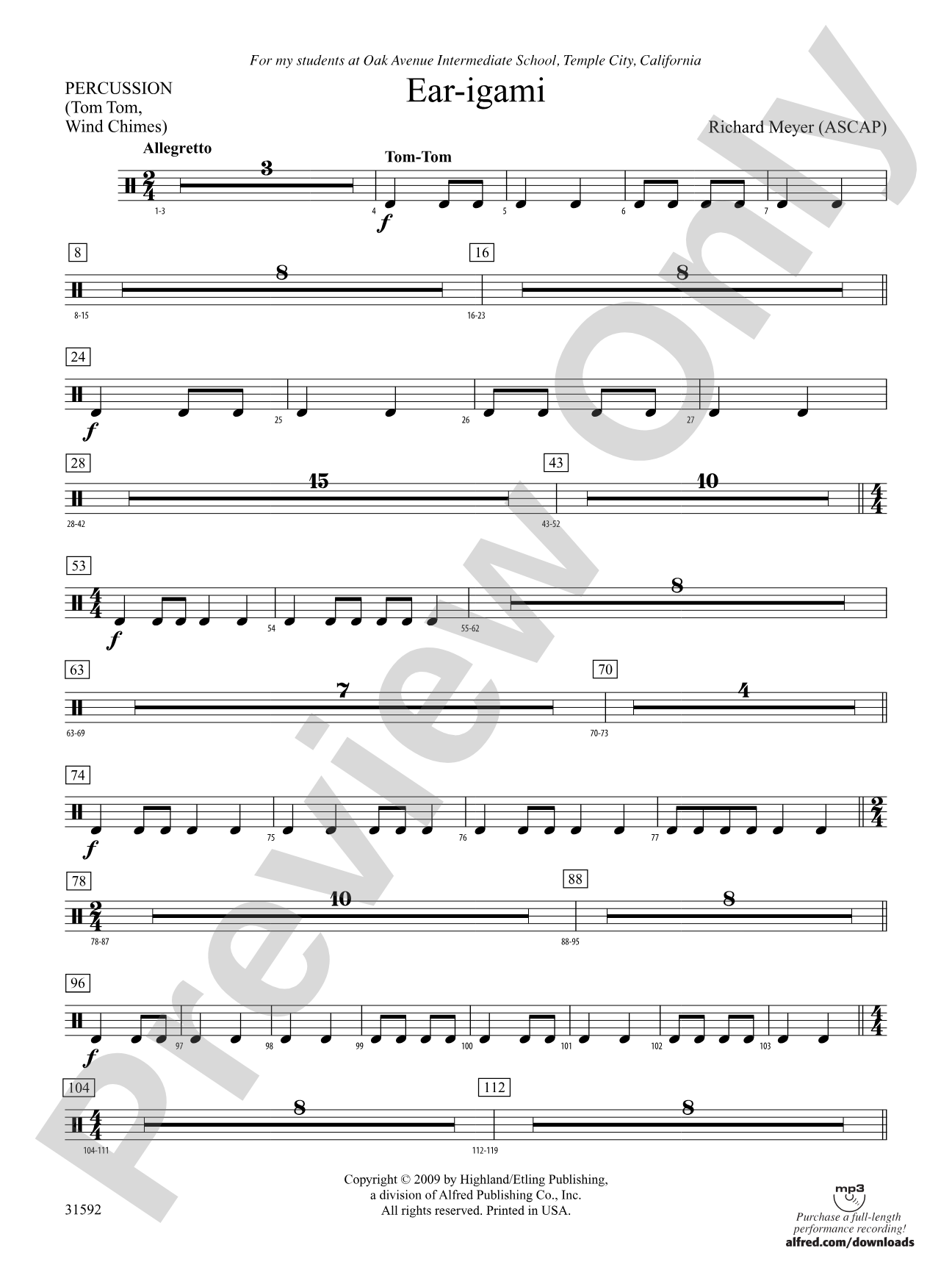 Ear-igami: 1st Percussion