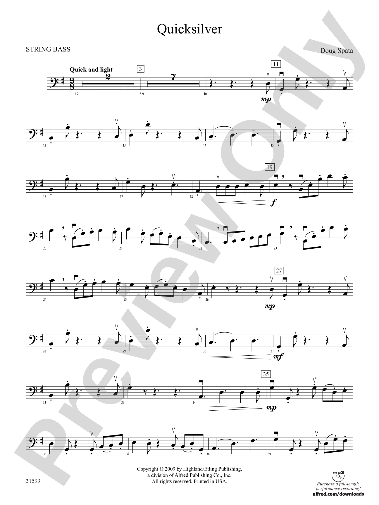 Quicksilver: String Bass