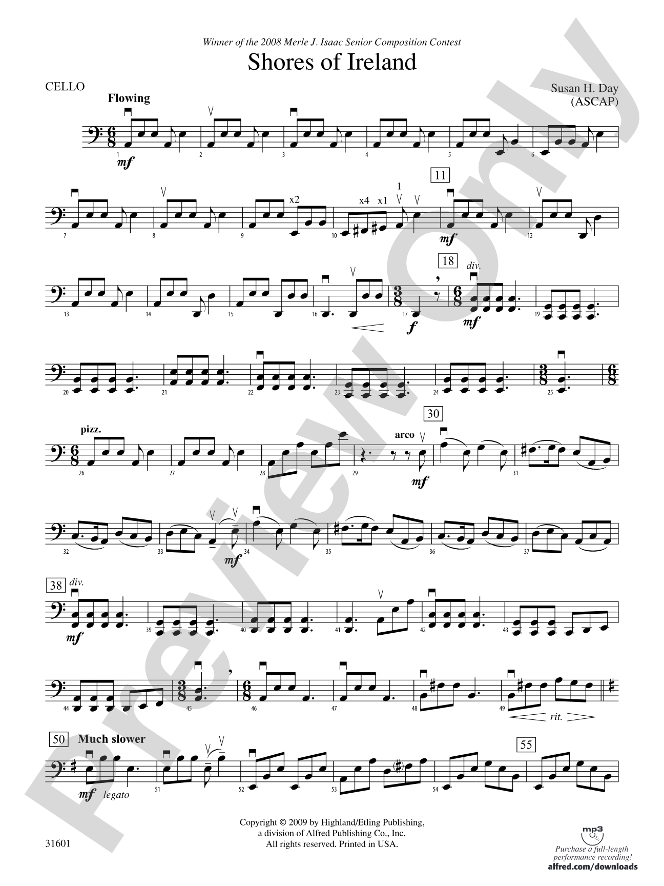 Shores of Ireland: Cello